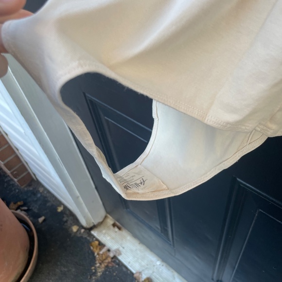 NWOT Free People Movement Cream / Nude Colored Sleeveless Tank Bodysuit Sz S - Picture 3 of 4